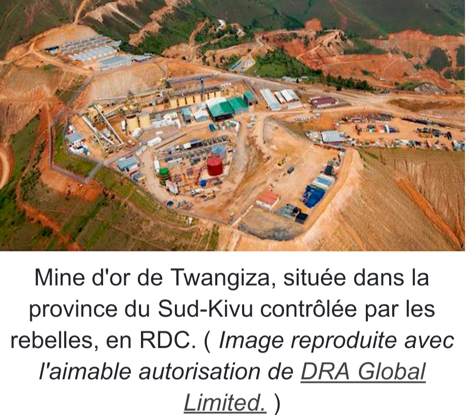 Les rebelles du M23 ont volés au moins 500 kilogrammes de lingots d’or d’une valeur de 70 millions de USD dans la mine d’or de Twangiza
