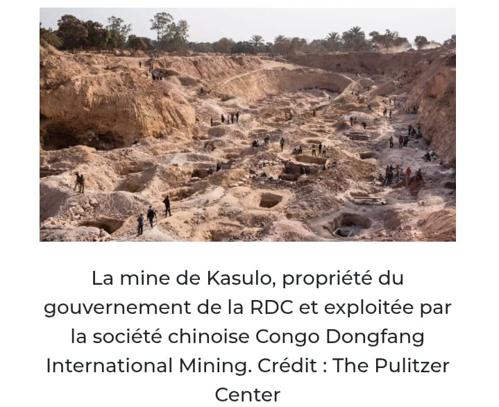 La RDC a suspendu les activités de Congo Dongfang International Mining (CDM), une filiale de la société chinoise Zhejiang Huayou Cobalt dans la mine de Kasulo