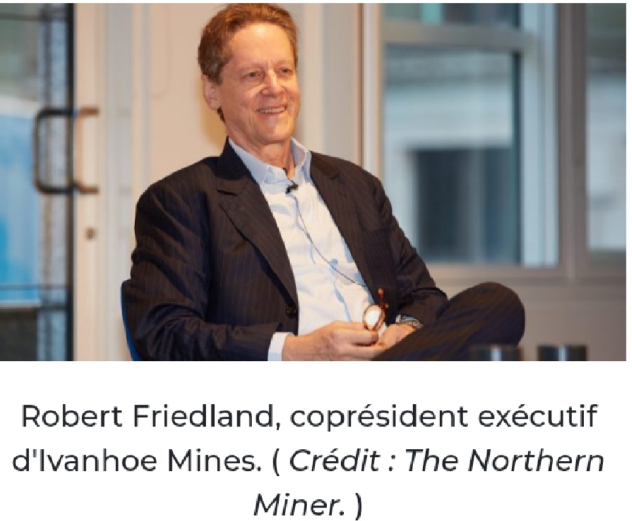 RDC /Liberia:John Moolenaar, président la commission américaine chargée des questions chinoises s’interroge sur les liens de Robert Friedland fondateur de Ivanhoe Mines avec aux groupes miniers chinois CITIC et Zijin Mining